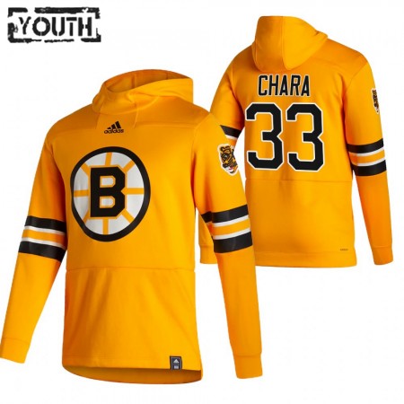 Kinder Eishockey Boston Bruins Zdeno Chara 33 2020-21 Reverse Retro Pullover Hooded Sweatshirt